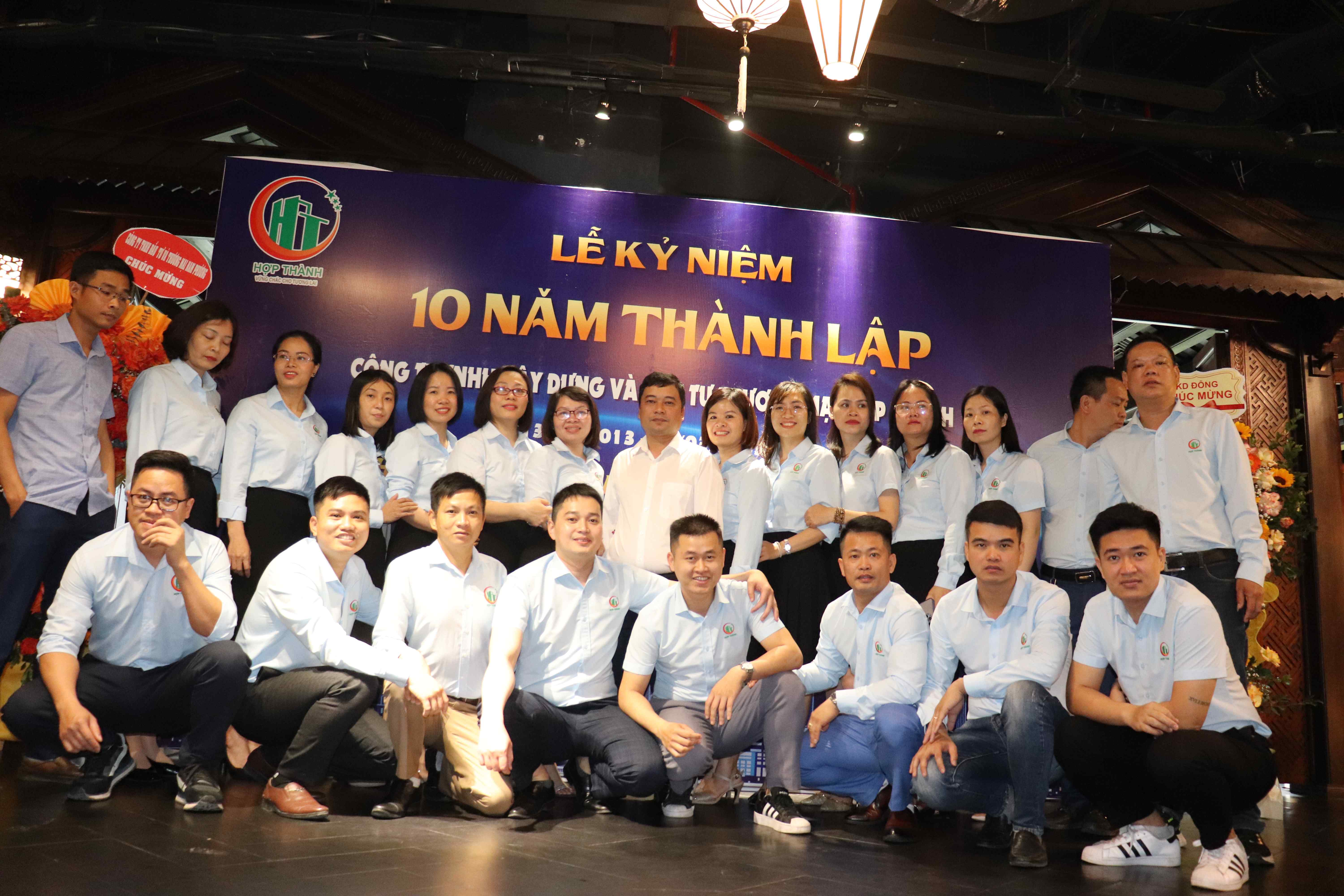 KỶ NIỆM 10 NĂM THÀNH LẬP CÔNG TY TNHH XÂY DỰNG VÀ ĐẦU TƯ THƯƠNG MẠI HỢP THÀNH (13/03/2013 - 13/03/2023)